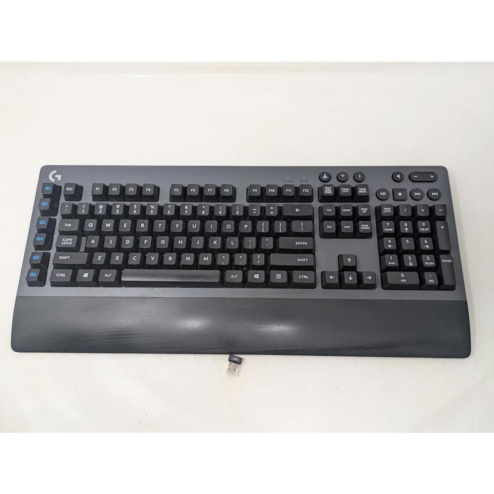 Logitech G613 Wireless Keyboard w/ Wireless Dongle Tested Working